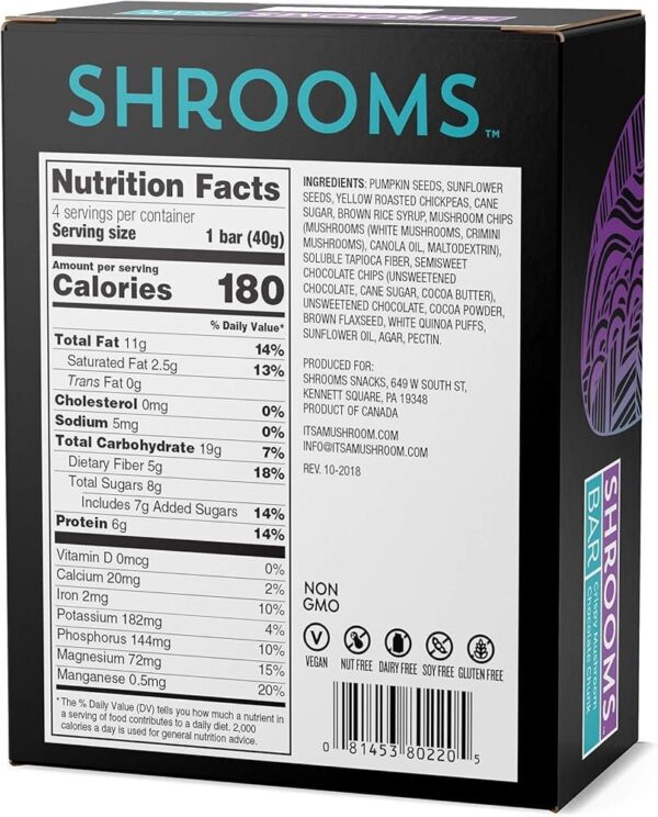 Shroom Chocolate Bars
