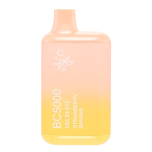 EBCREATE BC5000 Strawberry Banana disposable vaporizer, 13ml pre-filled, 50mg nicotine