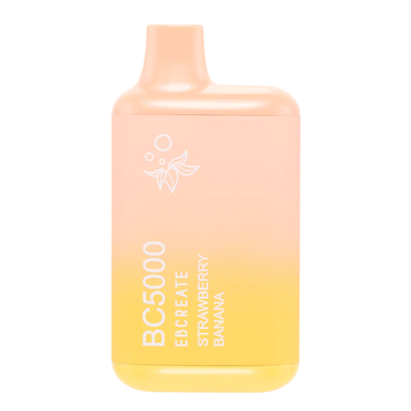 Ebcreate-Bc5000_Strawberry-Banana_600x600_d0f7c934-39f5-4387-a9e5-a671789ddf40 EBCREATE BC5000 Strawberry Banana disposable vaporizer, 13ml pre-filled, 50mg nicotine
